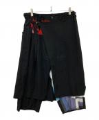 GROUND Yグラウンドワイ）の古着「REI AYANAMI Wrap Pants」｜ブラック