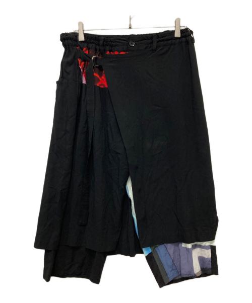 GROUND Y（グラウンドワイ）GROUND Y (グラウンドワイ) REI AYANAMI Wrap Pants ブラック サイズ:3の古着・服飾アイテム