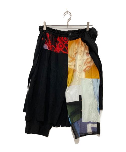 GROUND Y（グラウンドワイ）GROUND Y (グラウンドワイ) REI AYANAMI Wrap Pants ブラック サイズ:3の古着・服飾アイテム