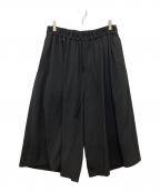 s'yteサイト）の古着「Rayon Gabardine Stretch Culotte Pants」｜ブラック