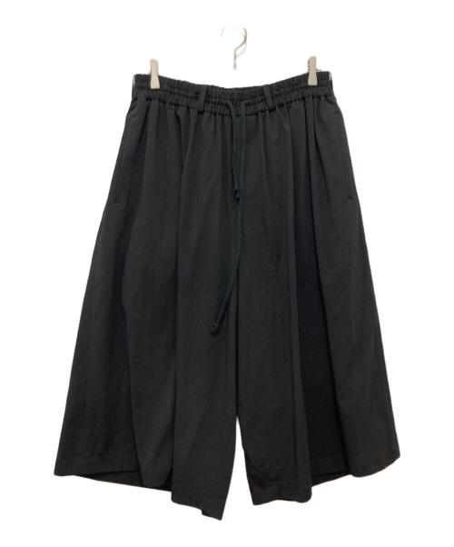 s'yte（サイト）s'yte (サイト) Rayon Gabardine Stretch Culotte Pants ブラック サイズ:3の古着・服飾アイテム