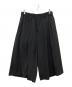 s'yte（サイト）の古着「Rayon Gabardine Stretch Culotte Pants」｜ブラック