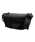 GROUND Y×New Eraグラウンドワイ×ニューエラ）の古着「LOGO LEATHER PATCH EXPLORER WAIST BAG / ロゴ レザー パッチ エクスプローラー ウエスト バッグ」｜ブラック