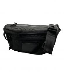 GROUND Y×New Era（グラウンドワイ×ニューエラ）の古着「LOGO LEATHER PATCH EXPLORER WAIST BAG / ロゴ レザー パッチ エクスプローラー ウエスト バッグ」｜ブラック