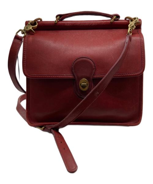 COACH（コーチ）COACH (コーチ) 2WAYターンロックショルダーバッグ レッド サイズ:下記参照の古着・服飾アイテム