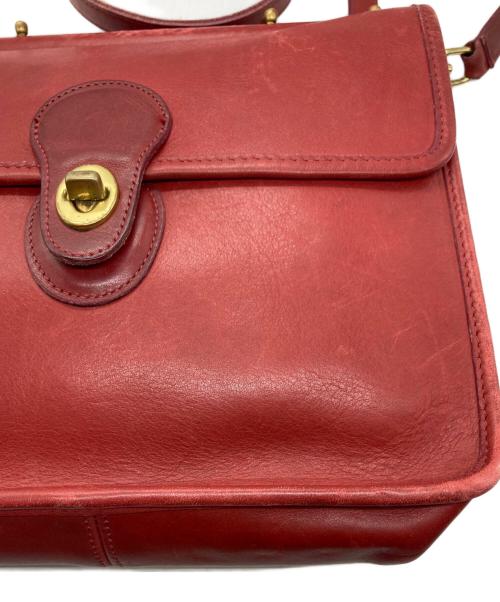 COACH（コーチ）COACH (コーチ) 2WAYターンロックショルダーバッグ レッド サイズ:下記参照の古着・服飾アイテム