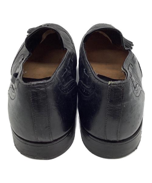 Weyenberg MASSAGIC（ウェインバーグ）WEYENBERG MASSAGIC (ウェインバーグ) ウイングチップタッセルローファー ブラック サイズ:11(29cm)の古着・服飾アイテム