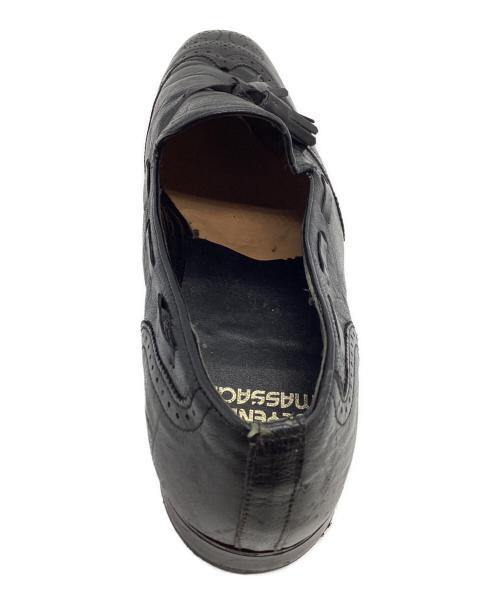 Weyenberg MASSAGIC（ウェインバーグ）WEYENBERG MASSAGIC (ウェインバーグ) ウイングチップタッセルローファー ブラック サイズ:11(29cm)の古着・服飾アイテム