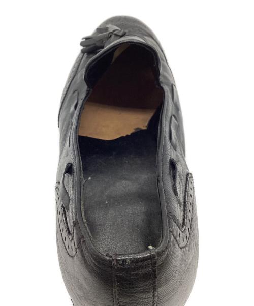 Weyenberg MASSAGIC（ウェインバーグ）WEYENBERG MASSAGIC (ウェインバーグ) ウイングチップタッセルローファー ブラック サイズ:11(29cm)の古着・服飾アイテム