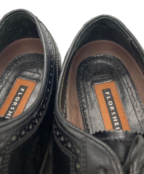Florsheim（フローシャイム）Florsheim (フローシャイム) ウィングチップシューズ ブラック サイズ:10の古着・服飾アイテム