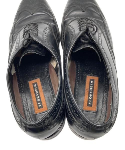 Florsheim（フローシャイム）Florsheim (フローシャイム) ウィングチップシューズ ブラック サイズ:10の古着・服飾アイテム