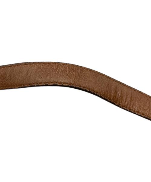 MIU MIU（ミュウミュウ）MIU MIU (ミュウミュウ) ヴィッテロ・リュクス2WAYレザーバッグ ブラウン サイズ:下記参照の古着・服飾アイテム