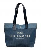 COACHコーチ）の古着「トートバッグ」｜インディゴ