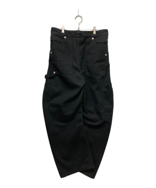 Dickies（ディッキーズ）Dickies (ディッキーズ) CONZ (コンズ) DOUBLE KNEE CURVED LEG PANTS ブラック サイズ:2の古着・服飾アイテム