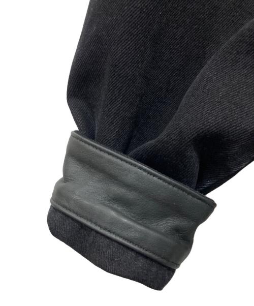 LEVI'S（リーバイス）LEVI'S (リーバイス) EDIFICE (エディフィス) レザー切替2nd Typeトラッカージャケット ブラック サイズ:Sの古着・服飾アイテム