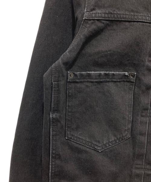 LEVI'S（リーバイス）LEVI'S (リーバイス) EDIFICE (エディフィス) レザー切替2nd Typeトラッカージャケット ブラック サイズ:Sの古着・服飾アイテム