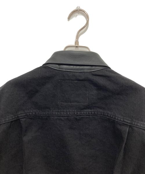 LEVI'S（リーバイス）LEVI'S (リーバイス) EDIFICE (エディフィス) レザー切替2nd Typeトラッカージャケット ブラック サイズ:Sの古着・服飾アイテム