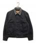 LEVI'S（リーバイス）の古着「レザー切替2nd Typeトラッカージャケット」｜ブラック
