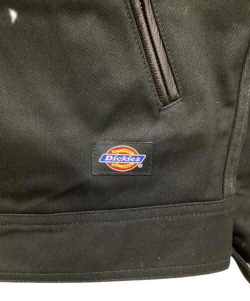 Dickies（ディッキーズ）Dickies (ディッキーズ) Schott (ショット) LEATHER COMB. DOUBLE RIDERS ブラック サイズ:Lの古着・服飾アイテム