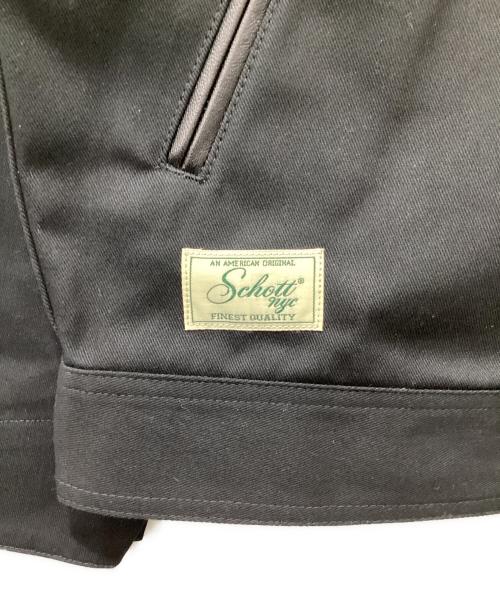 Dickies（ディッキーズ）Dickies (ディッキーズ) Schott (ショット) LEATHER COMB. DOUBLE RIDERS ブラック サイズ:Lの古着・服飾アイテム