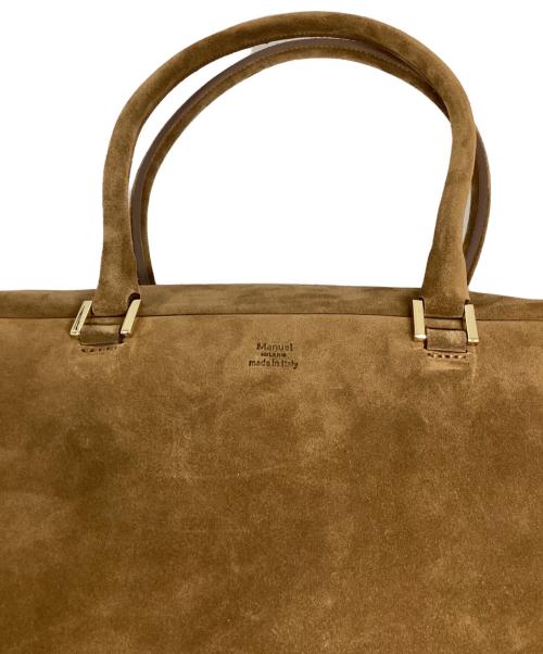 Manuel MILANO（マニュエルミラノ）Manuel MILANO (マニュエルミラノ) スエードボストンバッグ キャメル サイズ:下記参照の古着・服飾アイテム