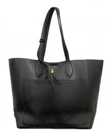 COLE HAAN（コールハーン）の古着「レザートートバッグ」｜ブラック