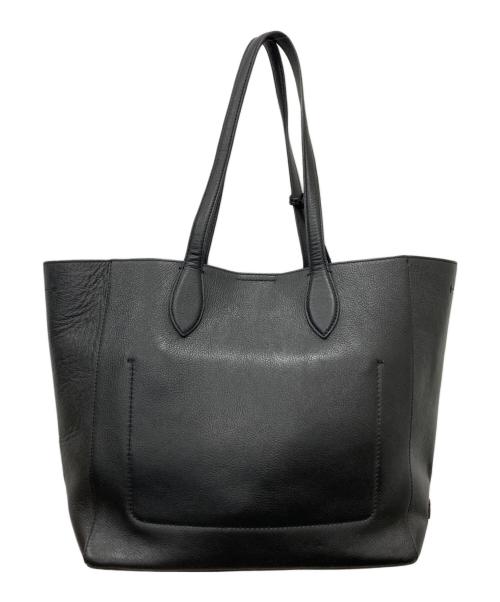 COLE HAAN（コールハーン）COLE HAAN (コールハーン) レザートートバッグ ブラック サイズ:実寸サイズをご参照くださいの古着・服飾アイテム