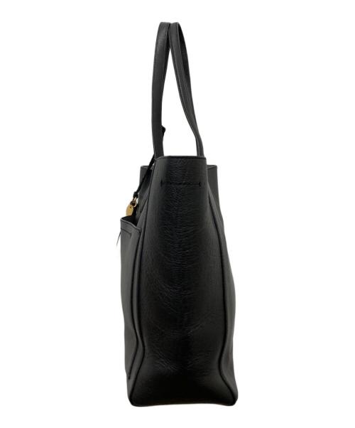 COLE HAAN（コールハーン）COLE HAAN (コールハーン) レザートートバッグ ブラック サイズ:実寸サイズをご参照くださいの古着・服飾アイテム