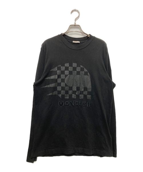 MONCLER（モンクレール）MONCLER (モンクレール) LS TSHIRT / ロングスリーブカットソー ブラック サイズ:Mの古着・服飾アイテム