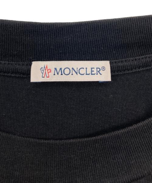 MONCLER（モンクレール）MONCLER (モンクレール) LS TSHIRT / ロングスリーブカットソー ブラック サイズ:Mの古着・服飾アイテム