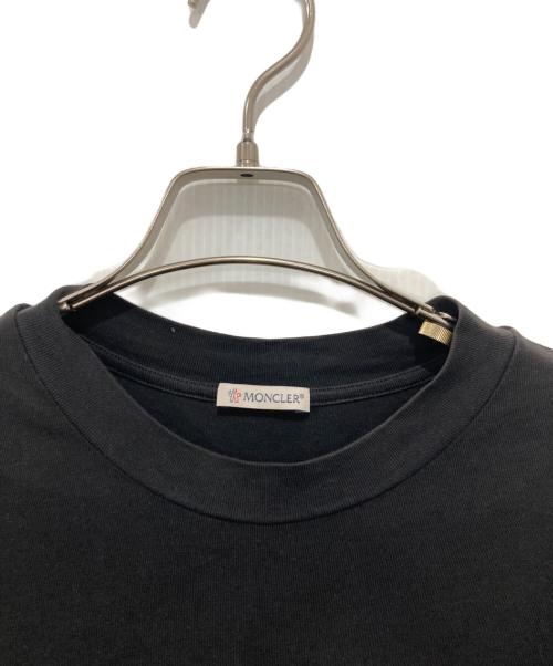 MONCLER（モンクレール）MONCLER (モンクレール) LS TSHIRT / ロングスリーブカットソー ブラック サイズ:Mの古着・服飾アイテム