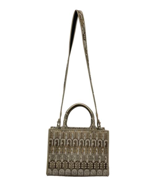 FURLA（フルラ）FURLA (フルラ) Opportunity ミニトートバッグ ベージュ サイズ:実寸サイズをご参照くださいの古着・服飾アイテム