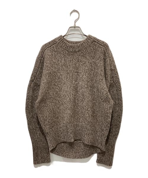 HYKE（ハイク）HYKE (ハイク) クルーネックニット ブラウン サイズ:1の古着・服飾アイテム
