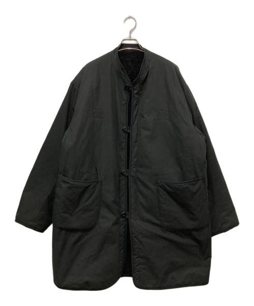 ARMY TWILL（アーミーツイル）ARMY TWILL (アーミーツイル) Broken Twill×Fleece リバーシブル ライナーコート ブラック サイズ:Lの古着・服飾アイテム