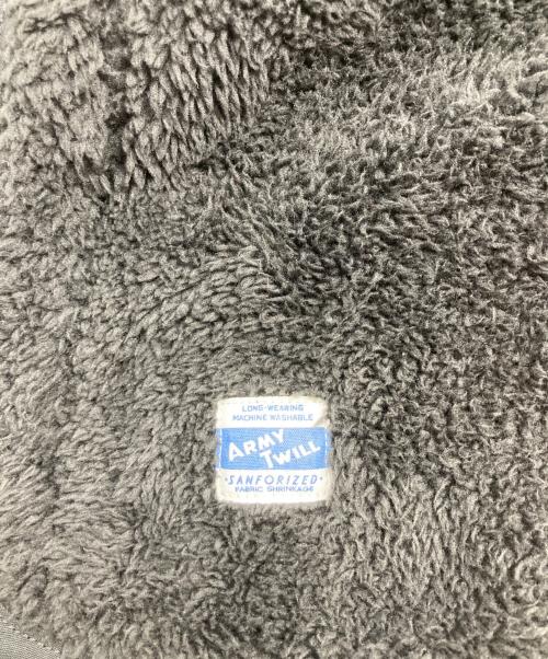 ARMY TWILL（アーミーツイル）ARMY TWILL (アーミーツイル) Broken Twill×Fleece リバーシブル ライナーコート ブラック サイズ:Lの古着・服飾アイテム