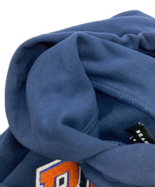 BEAMS（ビームス）BEAMS (ビームス) ロゴ ベーシック フーディ ネイビー サイズ:Mの古着・服飾アイテム