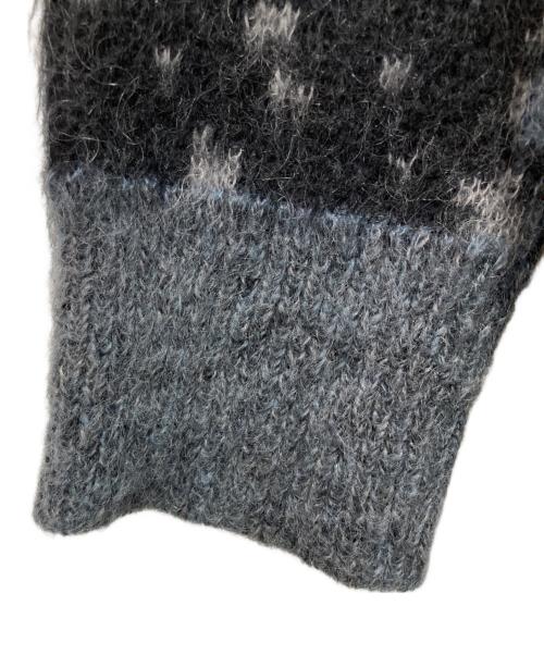 DIESEL（ディーゼル）DIESEL (ディーゼル) モヘア混ニットカーディガン ブルー サイズ:Sの古着・服飾アイテム