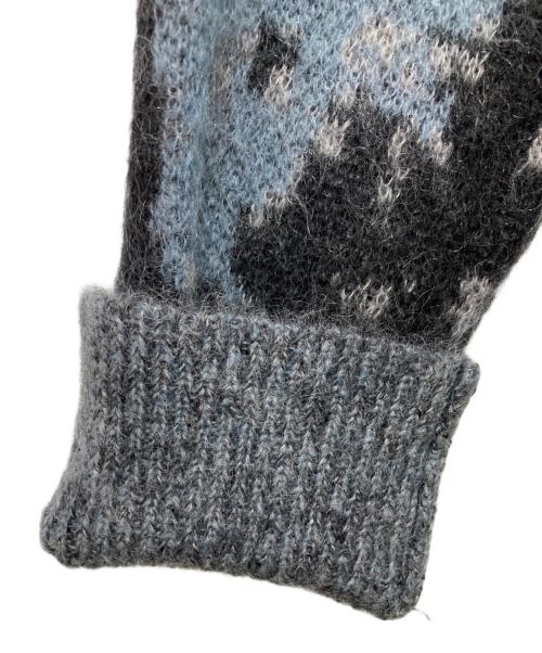 DIESEL（ディーゼル）DIESEL (ディーゼル) モヘア混ニットカーディガン ブルー サイズ:Sの古着・服飾アイテム