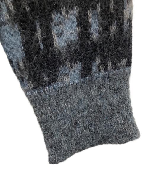 DIESEL（ディーゼル）DIESEL (ディーゼル) モヘア混ニットカーディガン ブルー サイズ:Sの古着・服飾アイテム