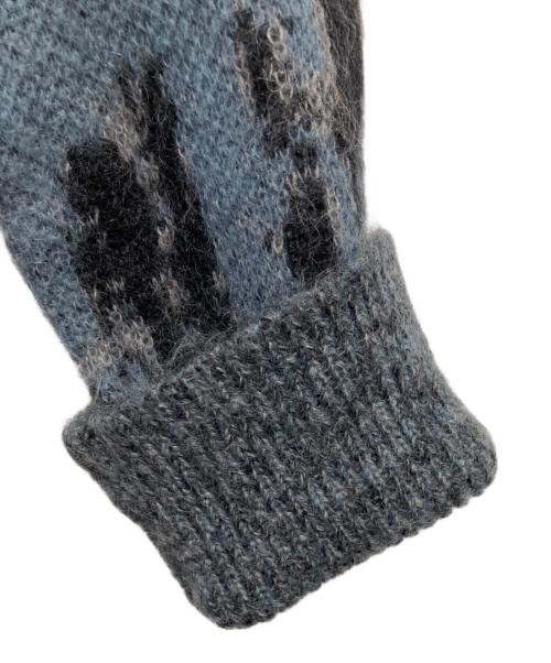 DIESEL（ディーゼル）DIESEL (ディーゼル) モヘア混ニットカーディガン ブルー サイズ:Sの古着・服飾アイテム