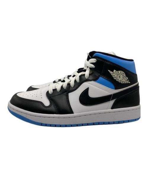 NIKE（ナイキ）NIKE (ナイキ) Air Jordan 1 Mid / エア ジョーダン 1 MID ブルー×ブラック サイズ:28㎝の古着・服飾アイテム