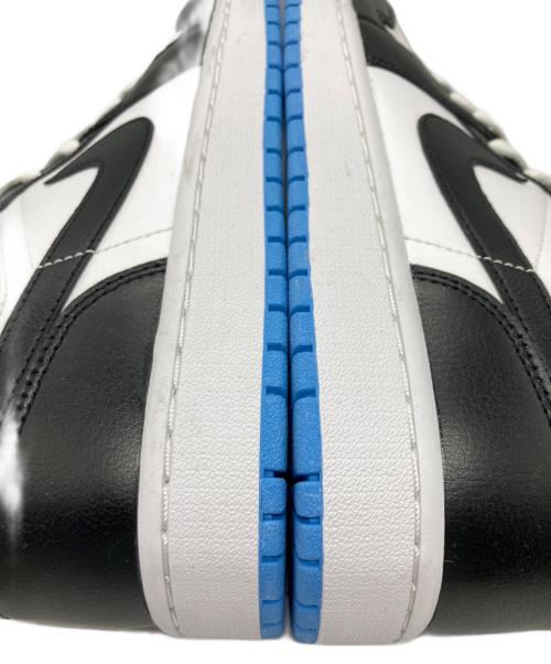 NIKE（ナイキ）NIKE (ナイキ) Air Jordan 1 Mid / エア ジョーダン 1 MID ブルー×ブラック サイズ:28㎝の古着・服飾アイテム