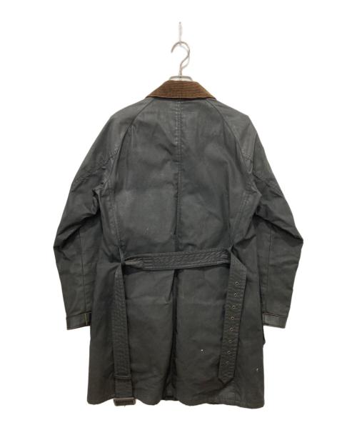 ADDICT CLOTHES（アディクト クローズ）ADDICT CLOTHES (アディクト クローズ) モーターサイクルオイルドコート / OILED BMC COAT ブラック サイズ:36の古着・服飾アイテム