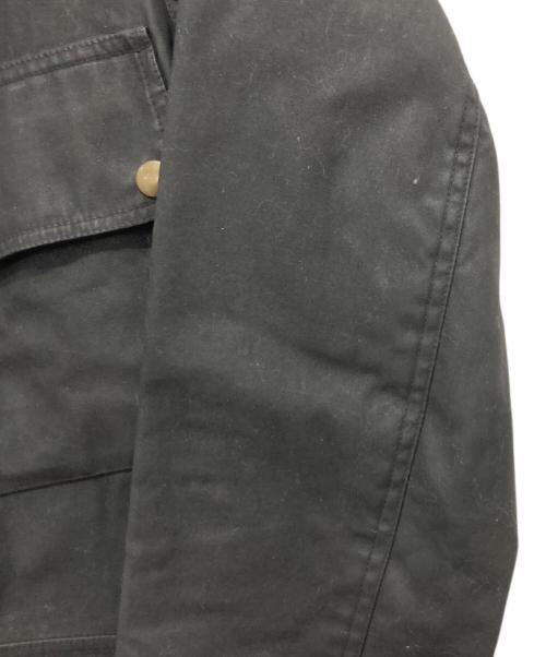 ADDICT CLOTHES（アディクト クローズ）ADDICT CLOTHES (アディクト クローズ) モーターサイクルオイルドコート / OILED BMC COAT ブラック サイズ:36の古着・服飾アイテム