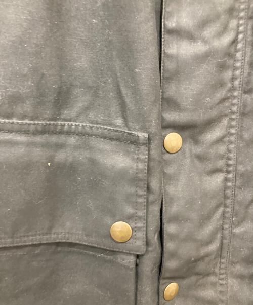 ADDICT CLOTHES（アディクト クローズ）ADDICT CLOTHES (アディクト クローズ) モーターサイクルオイルドコート / OILED BMC COAT ブラック サイズ:36の古着・服飾アイテム