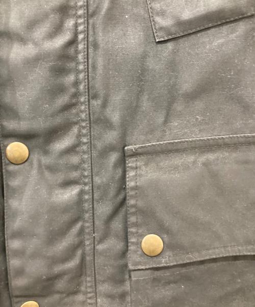 ADDICT CLOTHES（アディクト クローズ）ADDICT CLOTHES (アディクト クローズ) モーターサイクルオイルドコート / OILED BMC COAT ブラック サイズ:36の古着・服飾アイテム