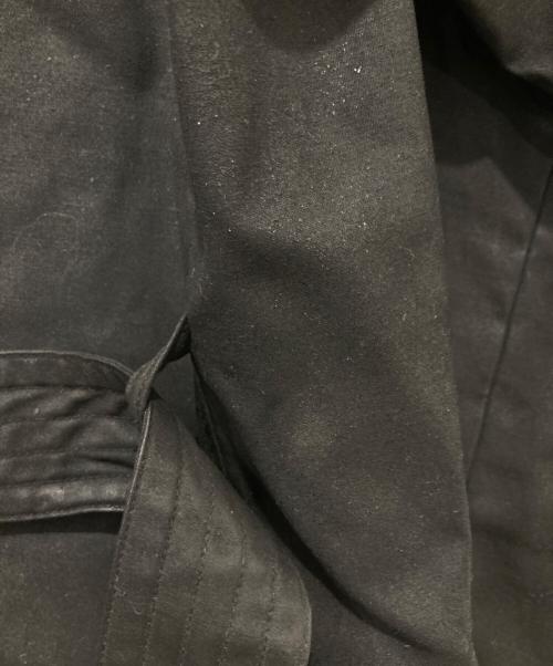 ADDICT CLOTHES（アディクト クローズ）ADDICT CLOTHES (アディクト クローズ) モーターサイクルオイルドコート / OILED BMC COAT ブラック サイズ:36の古着・服飾アイテム