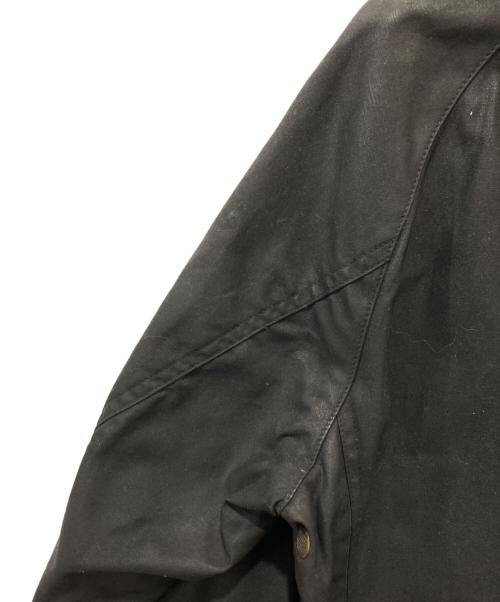 ADDICT CLOTHES（アディクト クローズ）ADDICT CLOTHES (アディクト クローズ) モーターサイクルオイルドコート / OILED BMC COAT ブラック サイズ:36の古着・服飾アイテム