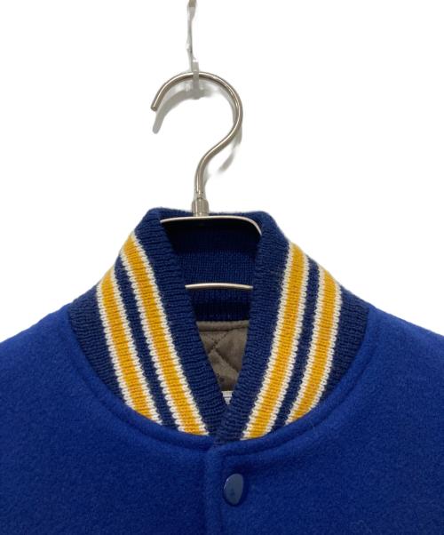 CATCH BALL（キャッチボール）CATCH BALL (キャッチボール) レザー切替スタジャン ブルー サイズ:34の古着・服飾アイテム