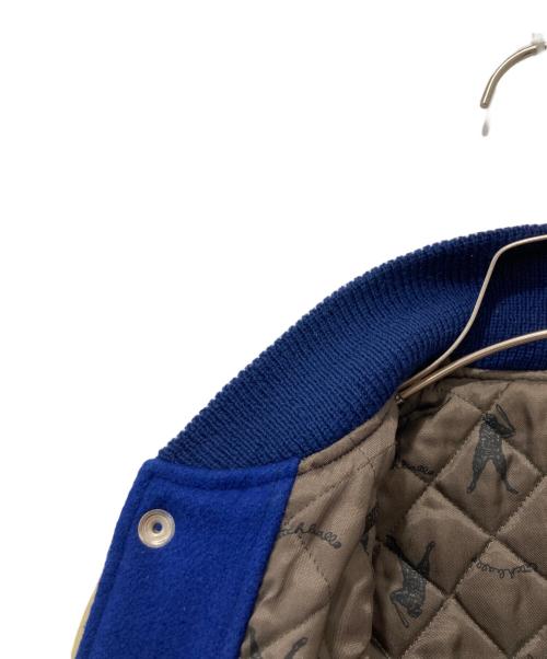 CATCH BALL（キャッチボール）CATCH BALL (キャッチボール) レザー切替スタジャン ブルー サイズ:34の古着・服飾アイテム